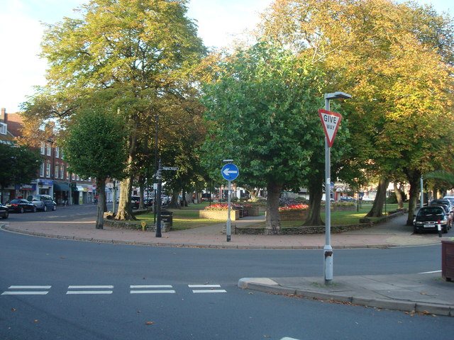 The Strand pedestrian area in Exmouth town centre